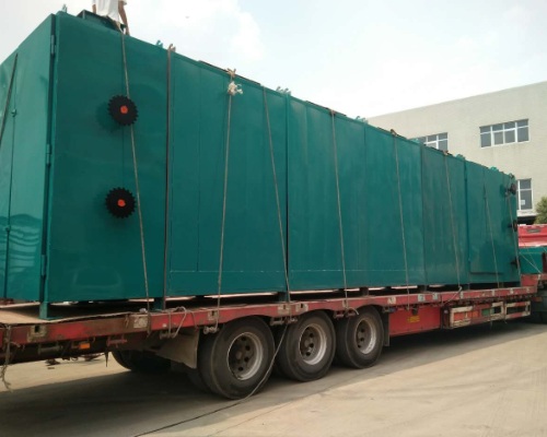 Mesh Belt Dryer Delivery To Shandong Province